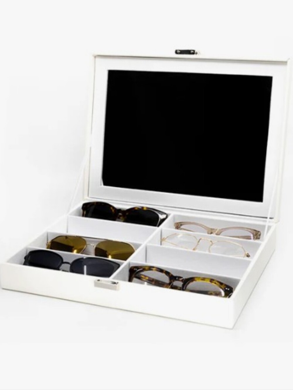 NEW Diff Eyewear Vanity Case-White